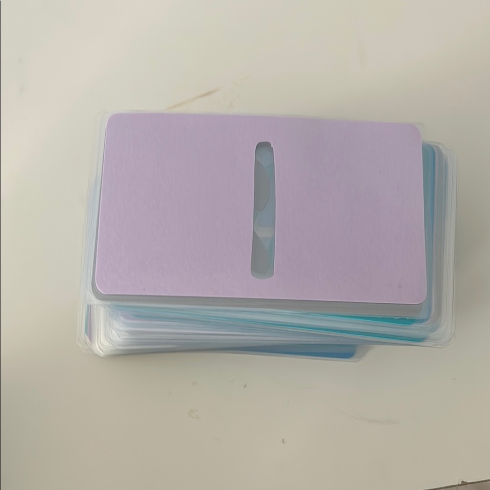 Purple, Blue and Gray 100 envelopes cards challenge